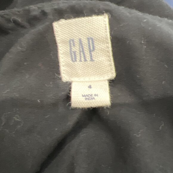 Gap Black Sleeveless Embroidered Crochet Sundress With Geometric Design Size 4 C - Picture 9 of 12